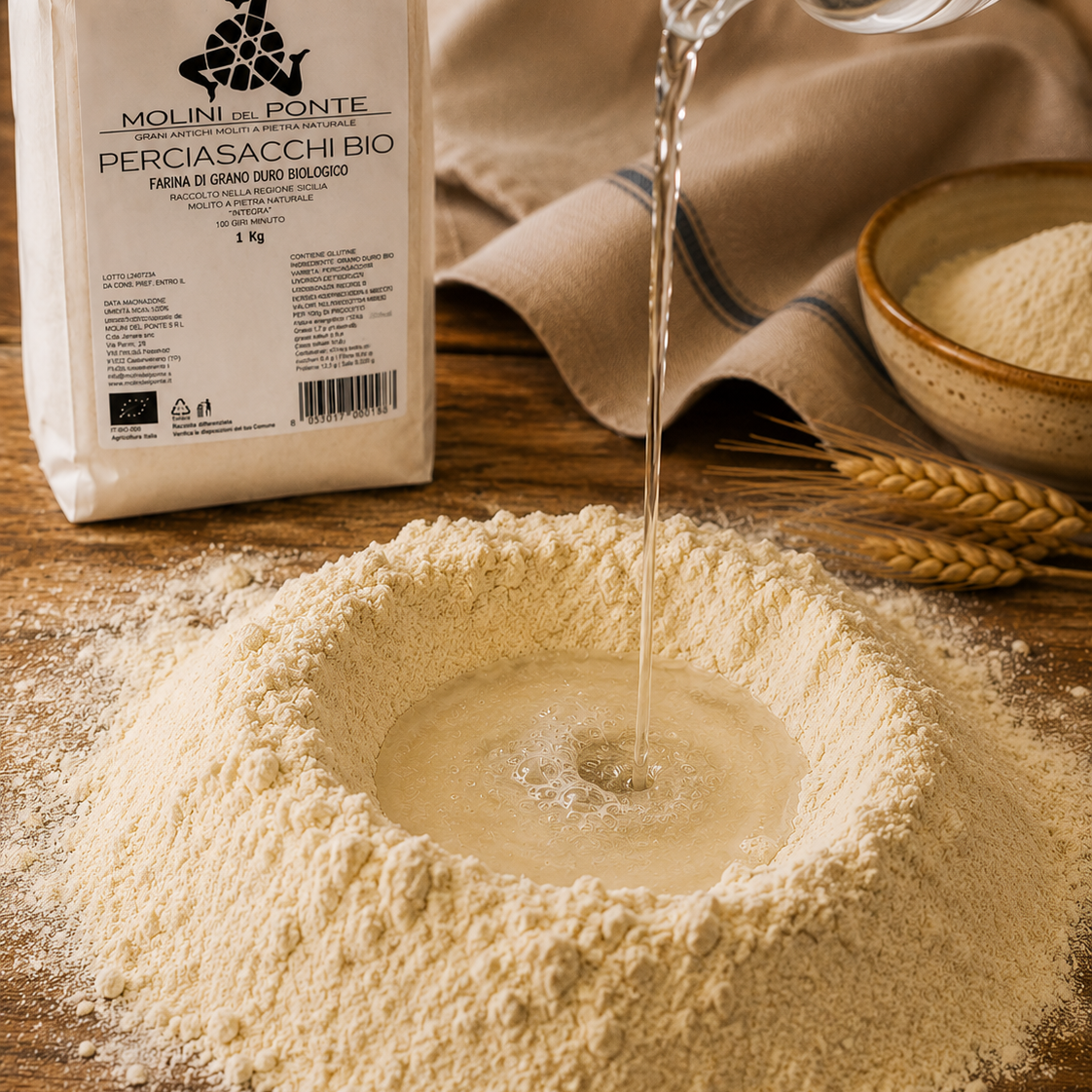 FARINA BIOLOGICA DI GRANO DURO ANTICO SICILIANO – PERCIASACCHI