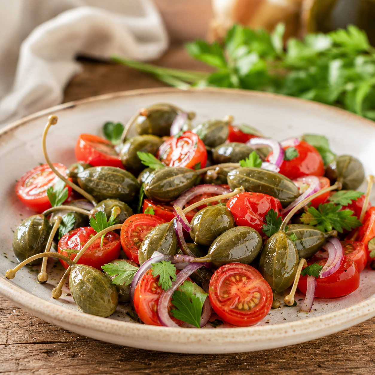CAPPERO DELLE ISOLE EOLIE DOP - CUCUNCI DI CAPPERI AL SALE MARINO