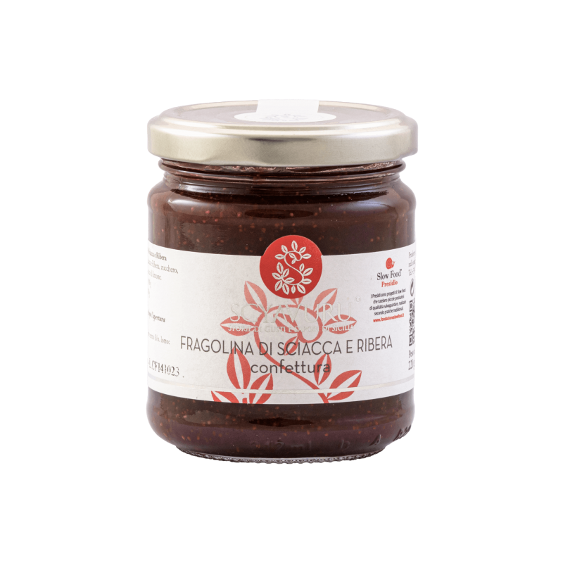 CONFETTURA DI FRAGOLINA DI SCIACCA E RIBERA CONFETTURA DI FRAGOLINA DI SCIACCA E RIBERA