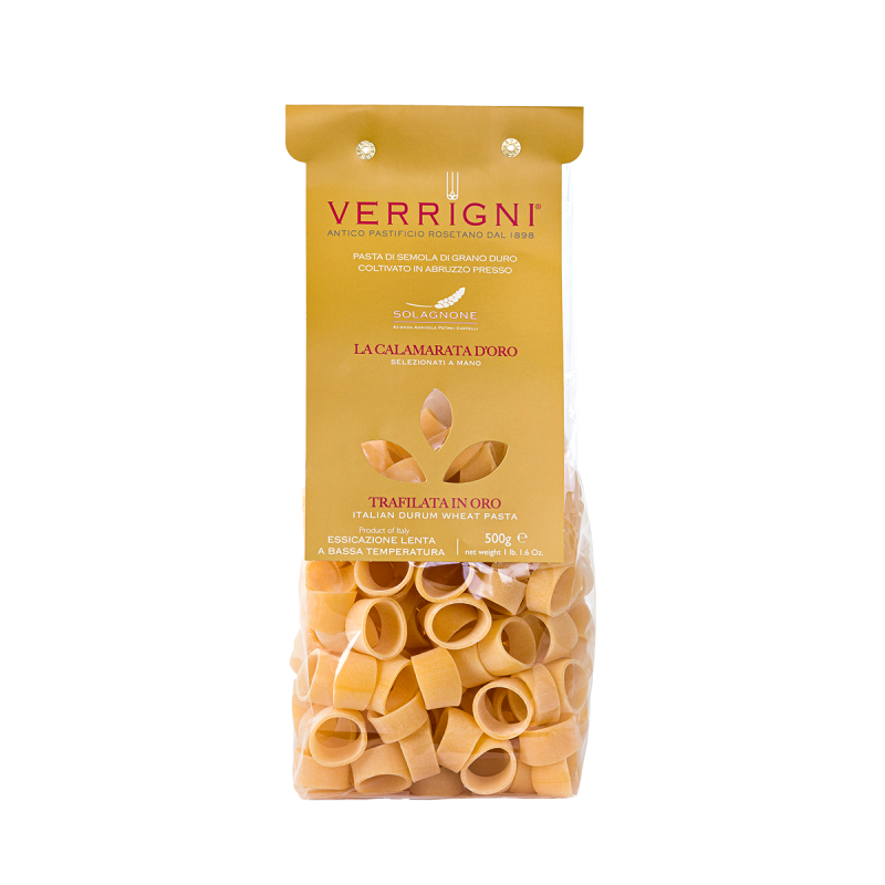 PASTA DI SEMOLA DI GRANO DURO - LA CALAMARATA D'ORO PASTA DI SEMOLA DI GRANO DURO - LA CALAMARATA D'ORO